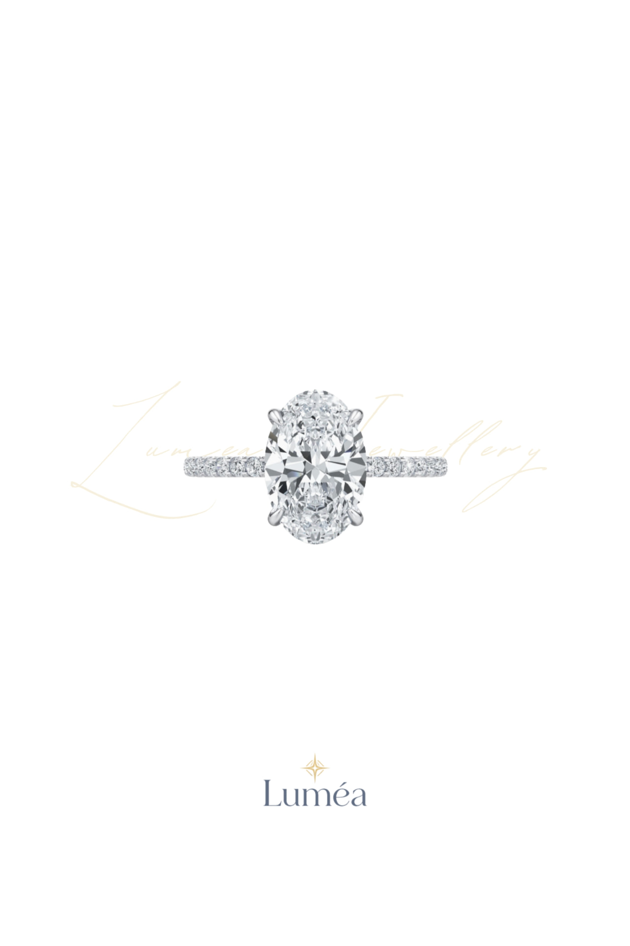 The Duchess Oval Pavé
